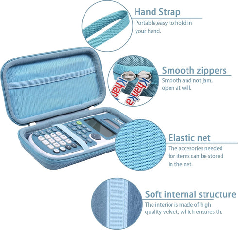 Khanka Hard Travel Case Replacement for Texas Instruments TI-30XS MultiView/TI-36X Pro Engineering Scientific Calculator, Case Only (Blue)...