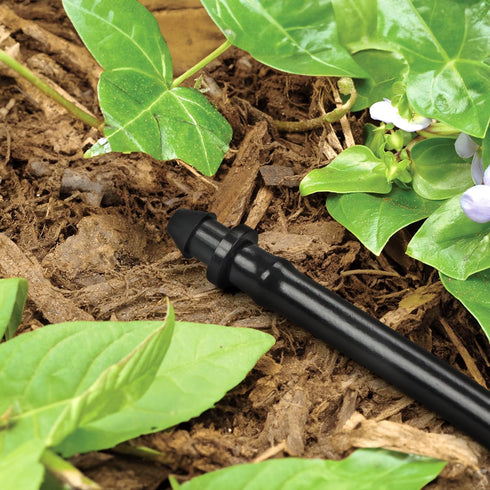 60 Pieces 1/4" Drip Irrigation End Plug Fittings?1/4'' Drip Single Barbed End Cap Connectors for 1/4 Inch Irrigation Tubing 1/2" Tubing Goof Hole ...