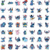 100Pcs Stitch Cartoon Stickers for Kids and Teen, Cool Cartoon Lilo Stitchs Waterproof Vinyl Decal for Girl Adult Water Bottle, Skateboard, Phone,...