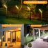 Solar Pathway Lights Outdoor, Aluminum Solar Yard Outdoor Lights with 3 Lighting Modes, Solar Garden Lights Outdoor Waterproof, Solar Landscape Pa...