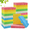 Kitchen Sponges 24 PCS- Compressed Cellulose Sponges Non-Scratch Natural Dish Sponge for Kitchen Bathroom Cars, Funny Cut-Outs DIY for Kids...
