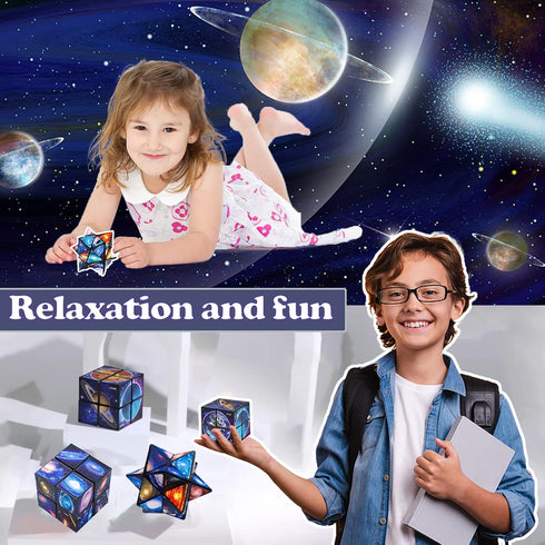 Toys for Boys Age 8-12 Gifts for 9 10 11 12 Year Old Boy Girls, Infinity Cube Fidget Toy for Kids Ages 8-10 Star Cubes for Boys Girl Toys 10-12 Ye...
