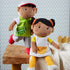 HABA Snug Up Soft Doll Mason- 11.5" Soft Boy Doll with Black Hair (Machine Washable)...