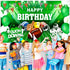 Football Birthday Party Decorations Super Game Backdrop Banner Football Bowl Theme Birthday Party Supplies Touchdown Banner Decor...