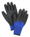 Honeywell North by Honeywell NF11HD/7S NorthFlex Cold Grip NF11HD Foam PVC 3/4 Coated Insulated Gloves, Nylon, Size 7, Black/Blue...
