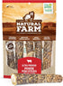 Natural Farm Power Fish Sticks Dog Chews (6”, 5-Pack), 2-in-1 Power Chews: Premium Beef Cheek Wrapped in Crunchy Tilapia Skin, Rich in Omega 3s, L...