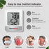 ThermoPro TP49 3 Pieces Digital Hygrometer Indoor Thermometer Humidity Meter Mini Hygrometer with Temperature and Humidity Monitor Outdoor and Roo...
