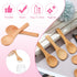 36 Pieces Small Wooden Spoons Wooden Makeup Spatulas Wooden Cosmetic Spoons Mini Nature Wooden Beauty Scoop for Women Girls Mixing Makeup, Facial ...