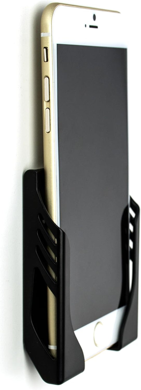 Dockem Damage-Free Wall Mount for iPhone: 13, 12, Mini, Pro, Pro Max, 11, Pro, Pro Max, SE 2, XS/X, XS Max, XR, 8/7, 8/7 Plus, S21, S20 with 3M Co...