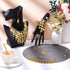 Belly Dance Jewelry Set Women Belly Dance Gold Sequins Head Chain Coins Necklace Earrings Bracelets Bohemian Tassel Anklet Chain Hand Ring Bracele...