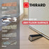 Thirard Door Stopper - Durable Alloy Construction, Secure Rubber Sole, Elegant Nickel Finish - Versatile, Easy Installation, and Noise-Reducing fo...