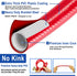 6 FT Washing Machine Hoses with 90 Degree Elbows Universial Rubber Washer Hose No-Lead Burst-proof Hot and Cold Water Supply Hoses for Washing Mac...