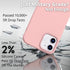 IceSword iPhone 12 Mini Case Pink Sand, Thin Liquid Silicone Case, Matte Cute Pink, Soft Silk Microfiber Cloth, Gel Rubber Full Body, Cool Protect...