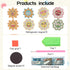 Tontut 8 Pcs Diamond Painting Magnet Fridge Stickers, Diamond Art Kits Floral Smiley Face Fridge Stickers, Diamond Art Crafts for Adult Beginners,...