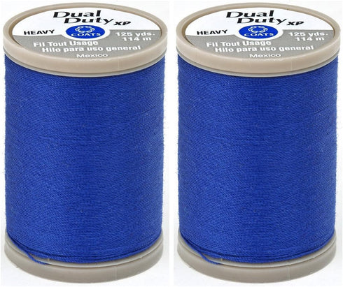 2-Pack - Coats & Clark Inc. Coats & Clark S950-4270 Dual Duty XP Heavy Thread, 125-Yards Each, Monaco Blue...