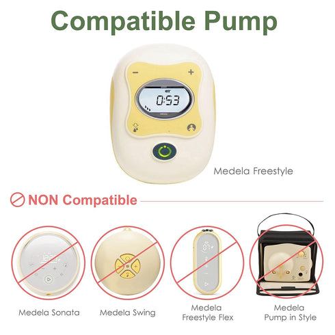 Maymom Tubing Set Compatible with Medela Freestyle Breastpump but NOT Freestyle Flex; Compatible with Medela Freestyle Pump; Also Suitable for Spe...