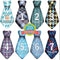 Baby Monthly and Holiday Milestone Sticker Ties by TurtleSurfers, A Stylish Baby Month Stickers Set for Baby Boys | 20 Different Designs Including...