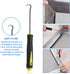 BAYTORY Upgrade Window Screen Repair Kit, Steel/Nylon Roller Tool with Bearing, Spline Removal Hook, 32ft Retainer Spline and 12pcs Screen Clips R...