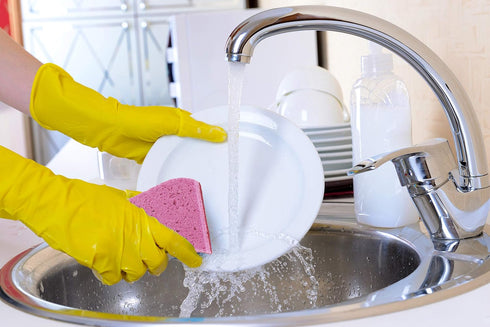 Kitchen Sponges for Washing Dishes, Non-Scratch Cellulose Dish Scrub Sponges, Cleaning Sponges for Household Use, Safe Cleaning Products, Kitchen ...
