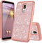 TJS Phone Case Compatible with LG Stylo 5/LG Stylo 5 Plus/LG Stylo 5V/LG Stylo 5X, Glitter Bling Cute Girls Women Design Dual Layer Hybrid (Rose G...