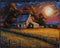 Posterizer 1 pcs- quaint old village-building in the nature 16-Landscape & Nature Art-Floral Botanical Art- Decor for Home & Office- unframed wall...