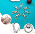 100Pcs Swivel Snap Hook,Stainless Steel Key Chain Clip Hooks Swivel Lanyard Snap Hook Keychain Hooks for Keychain Lanyard,Jewelry,DIY Crafts Suppl...
