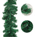 9 ft Prelit Christmas Pine Garland with 50 Battery Operated Warm White LED Lights Timer Outdoor Display...