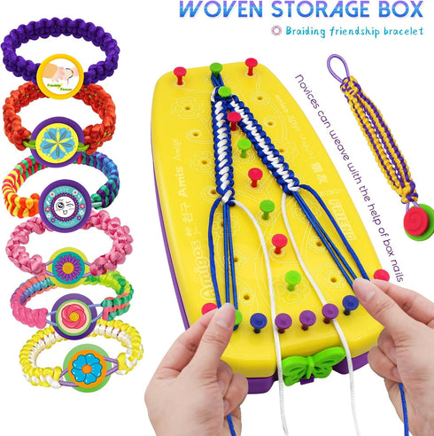 Pansonbe Friendship Bracelet Making Kit for Girls - Best Birthday Gifts Ideas for Girl 8, 9,10,11,12 Year Old - Gifts for 6-12 Year Old Girl - Str...