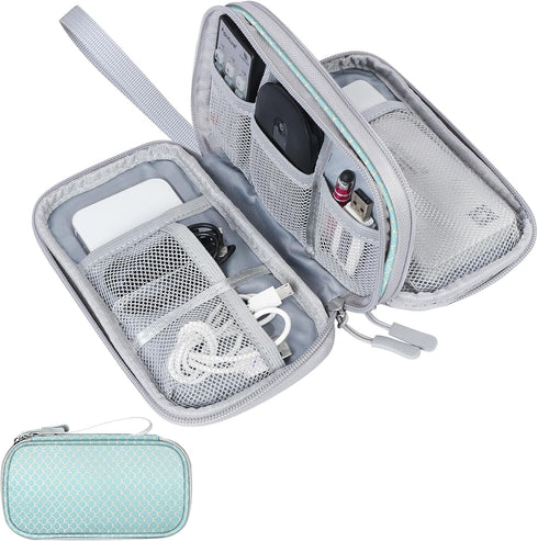 Electronic Organizer,Travel Cable Organizer,Electronic Accessories Carry Case Portable,Accessories Carry All-in-One Storage Bag for USB Data Cable...