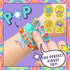 Just My Style Fidgiwear Rainbow D.I.Y. Squish & Pop Jewelry, Create Your Own Fidget Jewelry for Kids, Includes Squishy Charms, Fidget Toys with A ...