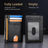 Buffway Slim Minimalist Front Pocket RFID Blocking Leather Wallets for Men and Women - Alaska Black...