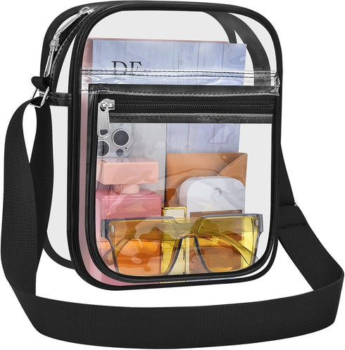 USPECLARE Clear Purse Bag for Stadium Events Clear Messenger Bag for Men and Women...