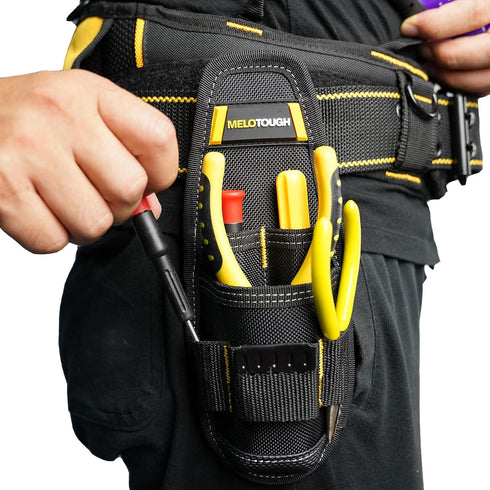 Small Tool Holder, Min Work Organizer Tool Pouch and Knife Holder with Snap Clip...