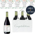 Milestone Wine Labels and Gift Bag: 6 Bottle Congratulations Wedding Wine Crate with Wedding Milestone Stickers (Wine Labels and Case)...