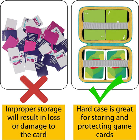 Aenllosi Storgae Card Case for UNO Card Game,Hard Case Capacity Max for 300 Cards(Case Only,Light Green)...