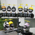 wonuu Duck Bike Bell with Light and Helmet Cute Hamster Bicycle Horn, Dashboard Decoration Hamster Toy Motorcycle Bike Bells Rubber Duck Car Dashb...