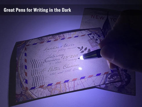 Pen with Light, 3-in-1 Lighted Tip Pen with Capacitive Stylus (LED Light + Ballpoint Pen+ Stylus) Light Up Pen LED Penlight Lighted Pens for Writi...