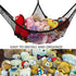 Stuffed Animal Hammock, Jumbo Toy Storage Net 83" Wall Sling Corner Extra Large Kids Children Mesh Toy Net Organizer (Black, 83 Inch)...