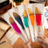 ZAUGONTW 12Pcs Feather Ballpoint Pen, Vintage Feather Pen, Signing Pen for Guest Signature School Office Wedding Bridal Party Supplies...