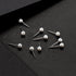 Charisma 4mm Composite Pearl Earrings Round Ball Pearls Stud Earrings Hypoallergenic 12 Pairs Imitation Pearl Earrings Set for Women...