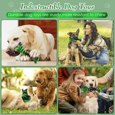 Dog Toys for Aggressive Chewers: Dog Toys for Large Dogs - Tough Dog Toys - Large Dog Toys - Indestructible Dog Toys for Large/Medium/Super Chewer...