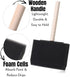 Bates- Foam Paint Brushes, 4 inch, 8 Pack, Sponge Brushes, Sponge Paint Brush, Foam Brushes, Foam Brushes for Painting, Foam Brushes for Staining,...