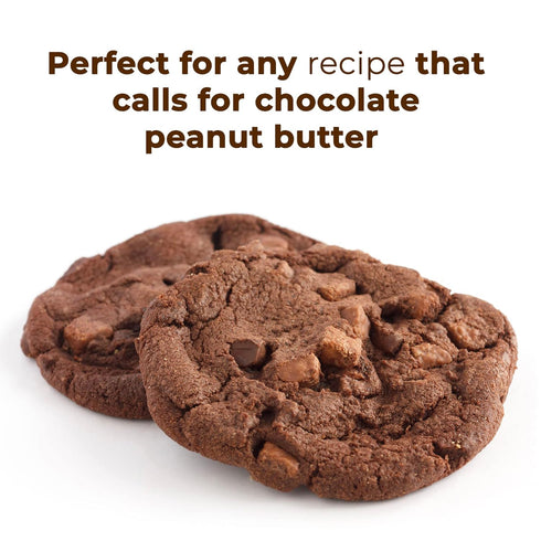 Betty Lou's 100% Organic Chocolate Peanut Butter Powder, Gluten Free, Vegan, Low Calorie, All Natural, High Protein, Deliciously Healthy, Just Add...