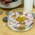 Zest Candle 12-Piece Folding Candles, 3-Inch, Metallic Gold Rose...