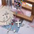 20Pcs Rosary Kits Cross and Center Medal Charms Tibetan Silver Alloy Catholic Jesus Maria Oval Links Pendant for Diy Jewelry Making Supplies...