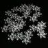 200 Pieces Acrylic Snowflake Ornaments Snowflake Table Scatters Christmas Xmas Tree Hanging Pendant Beads Decorations for DIY Crafts Winter Wonder...