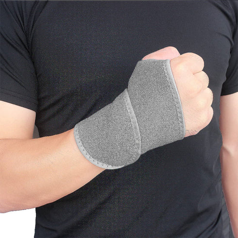 2 Pack Wrist Support Brace/Carpal Tunnel/Wrist Brace/Hand Support, Adjustable Wrist Support for Arthritis and Tendinitis, Joint Pain Relief (Gray)...