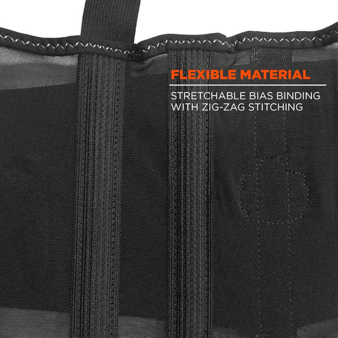 Ergodyne ProFlex 100 Back Support Brace, 8" Spandex Belt, Adjustable, Removeable Straps, Small, Black...