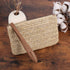 FENICAL Straw Clutch Bag Bohemian Zipper Wristlet Summer Beach Handbag for Women Girls...