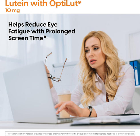 Doctor's Best Lutein with OptiLut Non-GMO, Vegan, Gluten Free, Soy Free, Eye Health, 20 mg, 120 Veggie Caps...